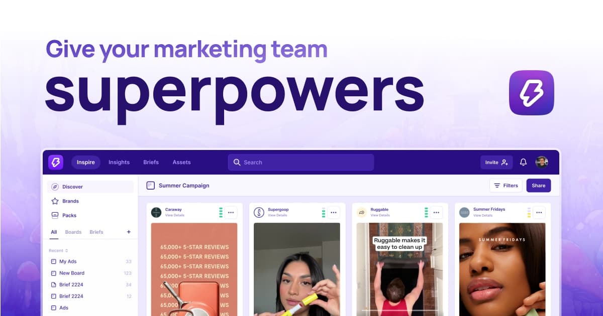 MagicBrief - Facebook, Instagram and Tiktok Ads Library