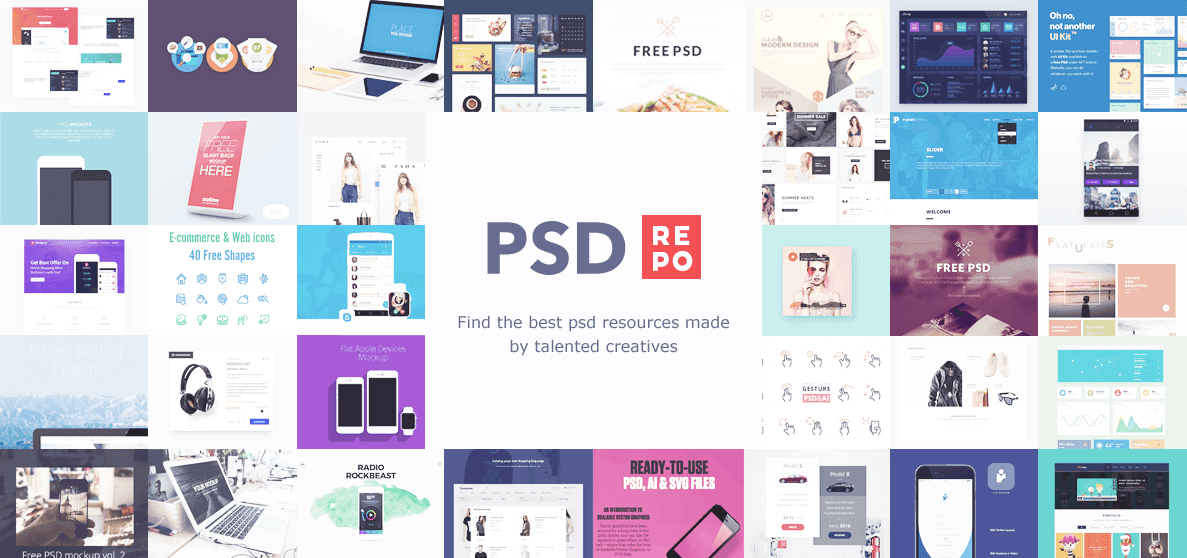 Free PSD. +12,800 Photoshop Templates | PSD Repo