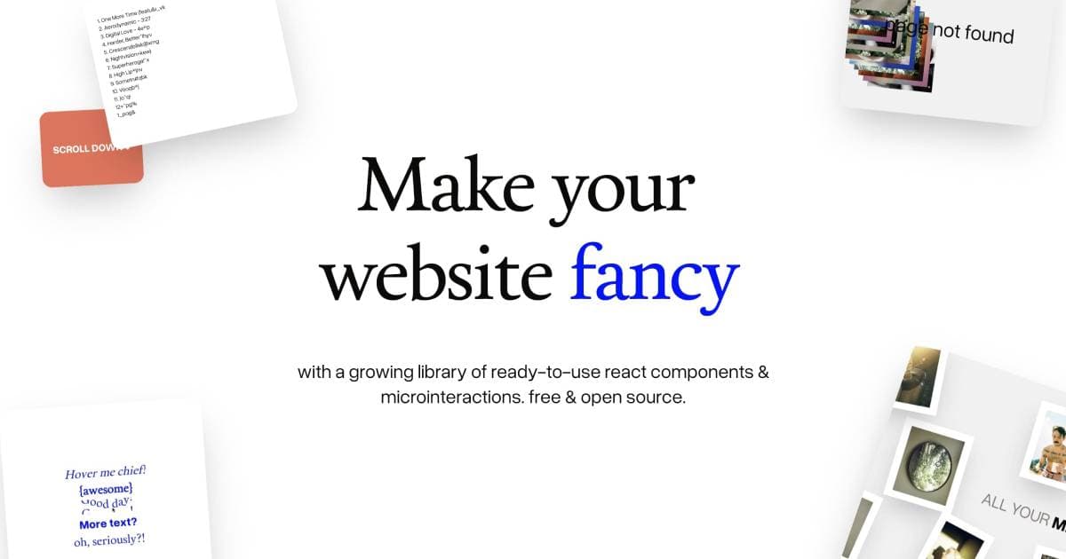 Fancy Components