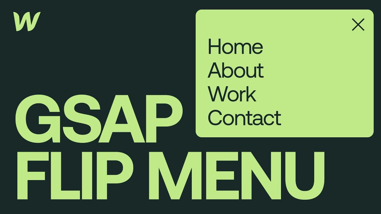 4 LIVE - GSAP FLIP Menu