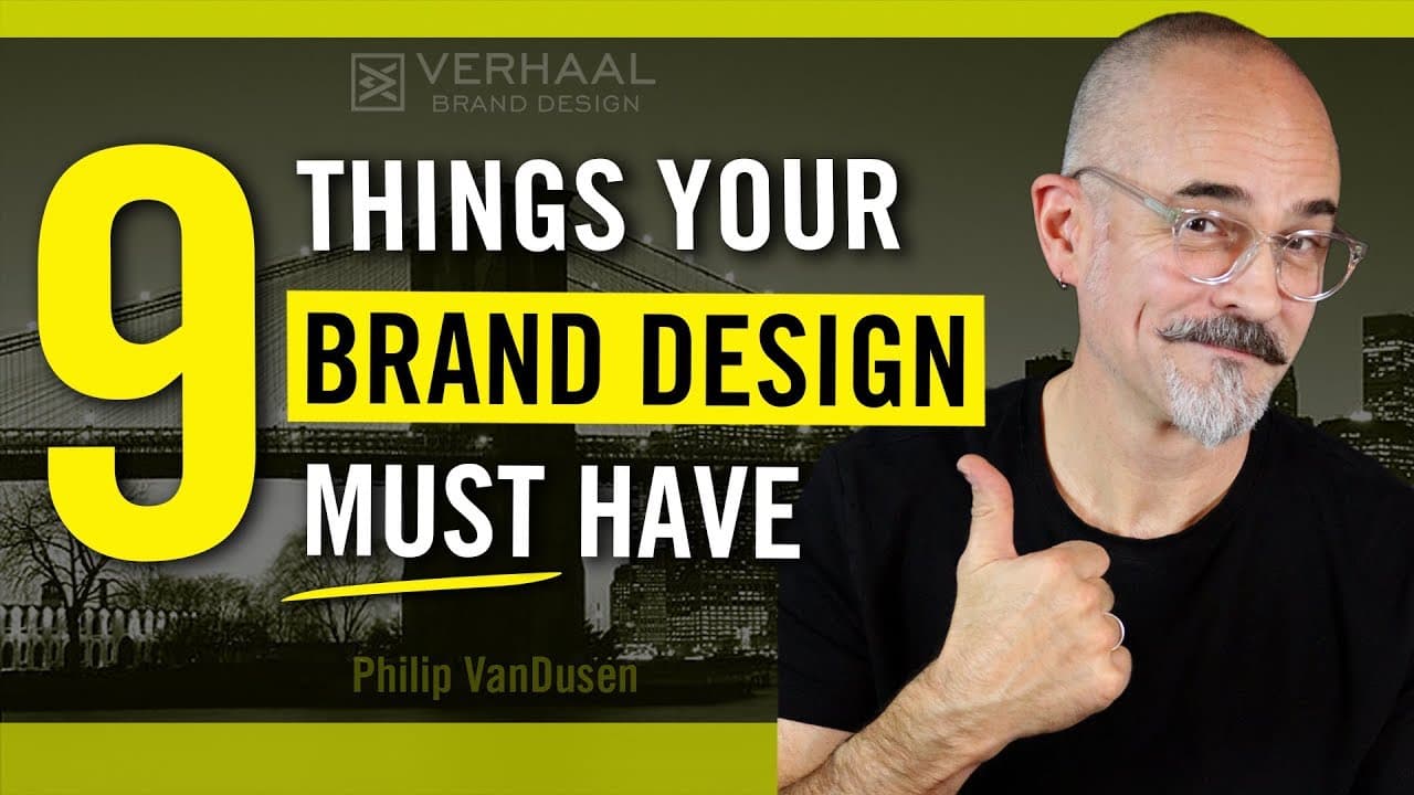 9 Brand Design Elements Your Brand MUST Have for Designers and Entrepreneurs - YouTube - Philip VanDusen