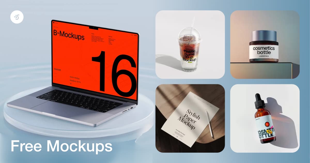 Free Mockups  LS.GRAPHICS