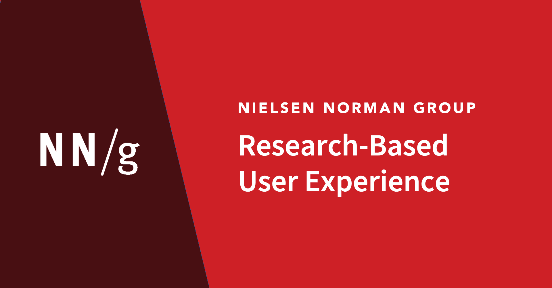 Nielsen Norman Group: UX Research Fundamentals