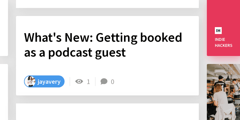 What's New: Getting booked as a podcast guest