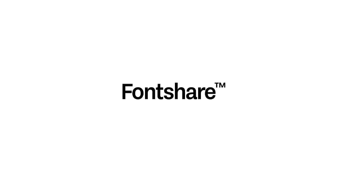 Supreme Font Family | Fontshare: Quality Fonts. Free.