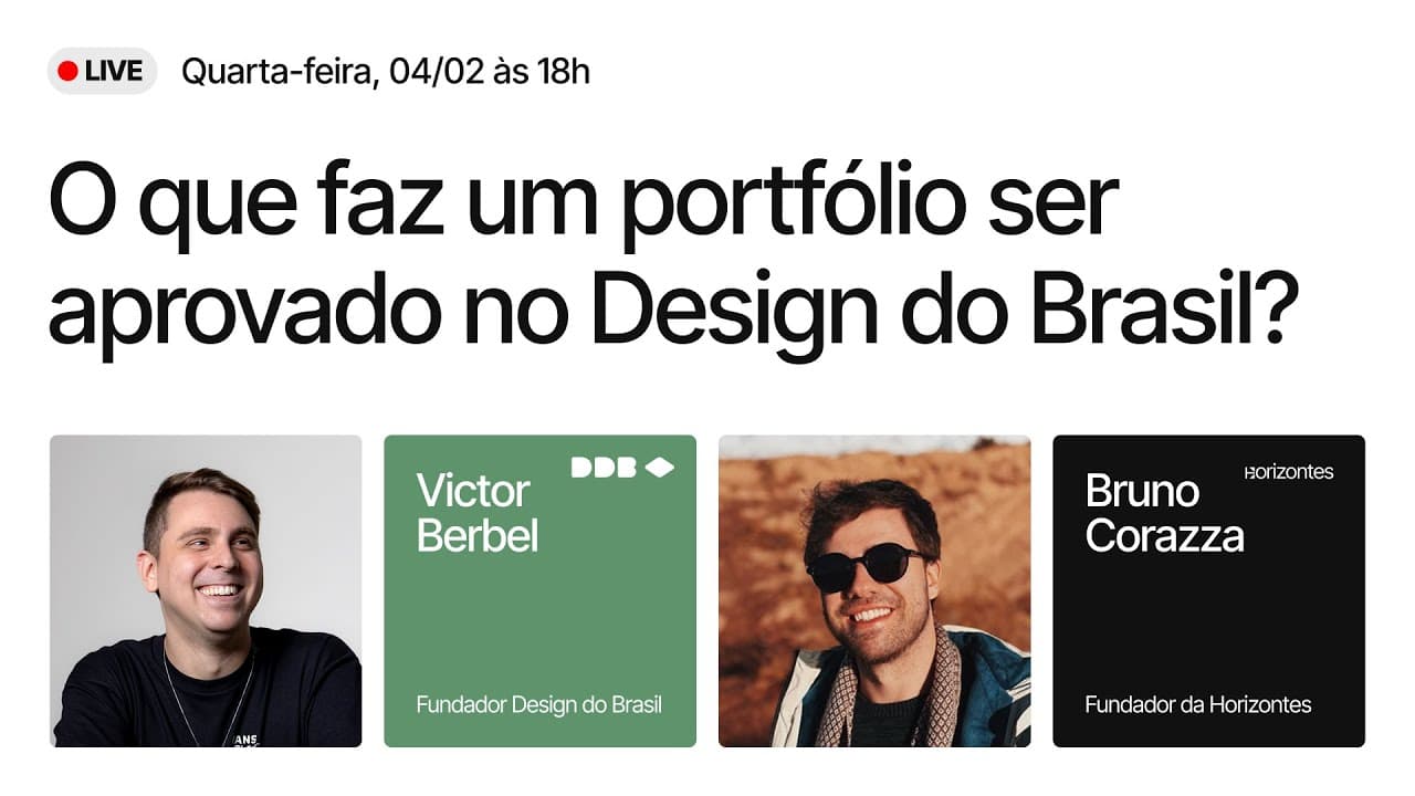 O que faz um portfólio ser aprovado no Design do Brasil?